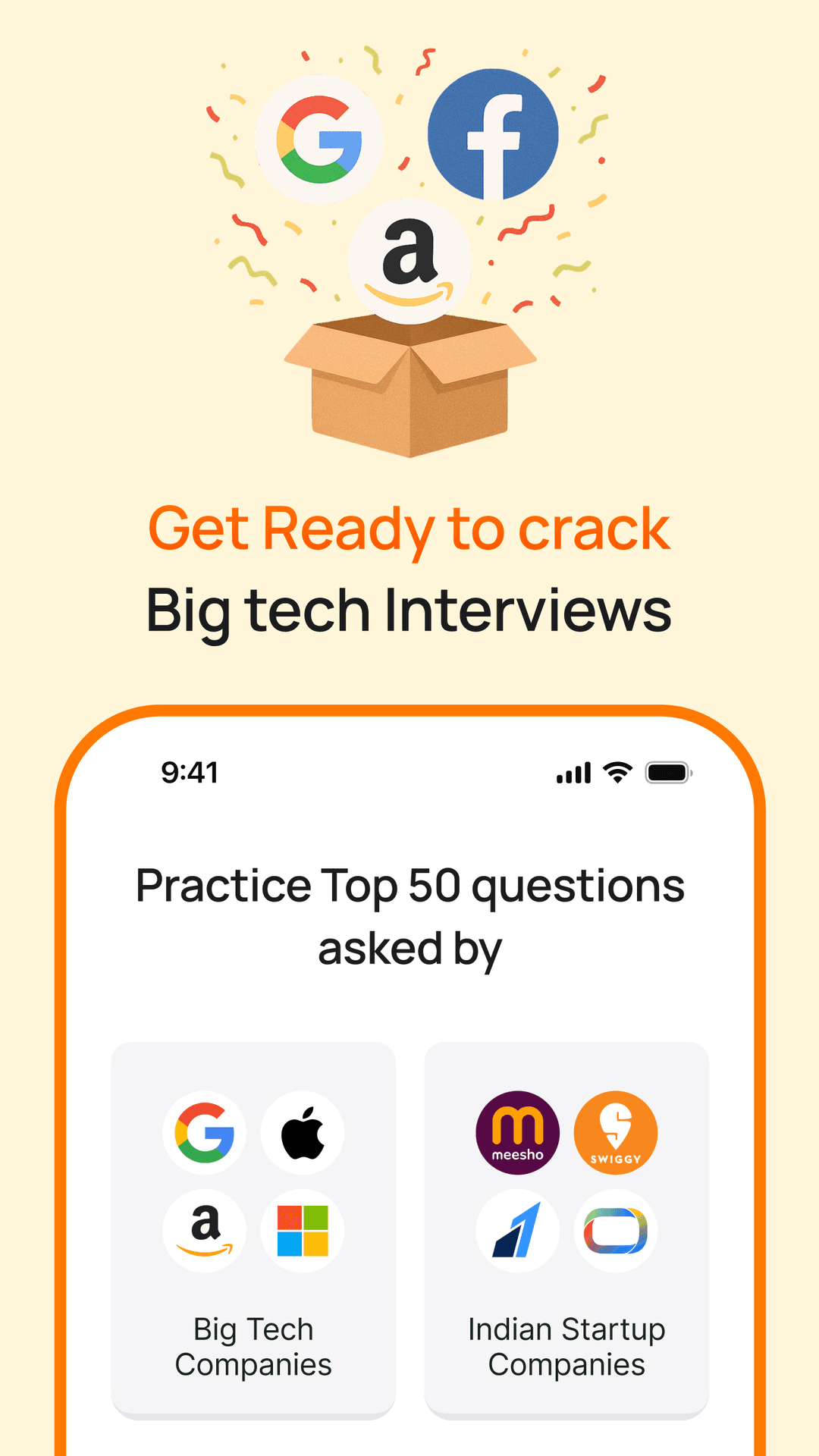 Get Ready to crack Big tech Interviews