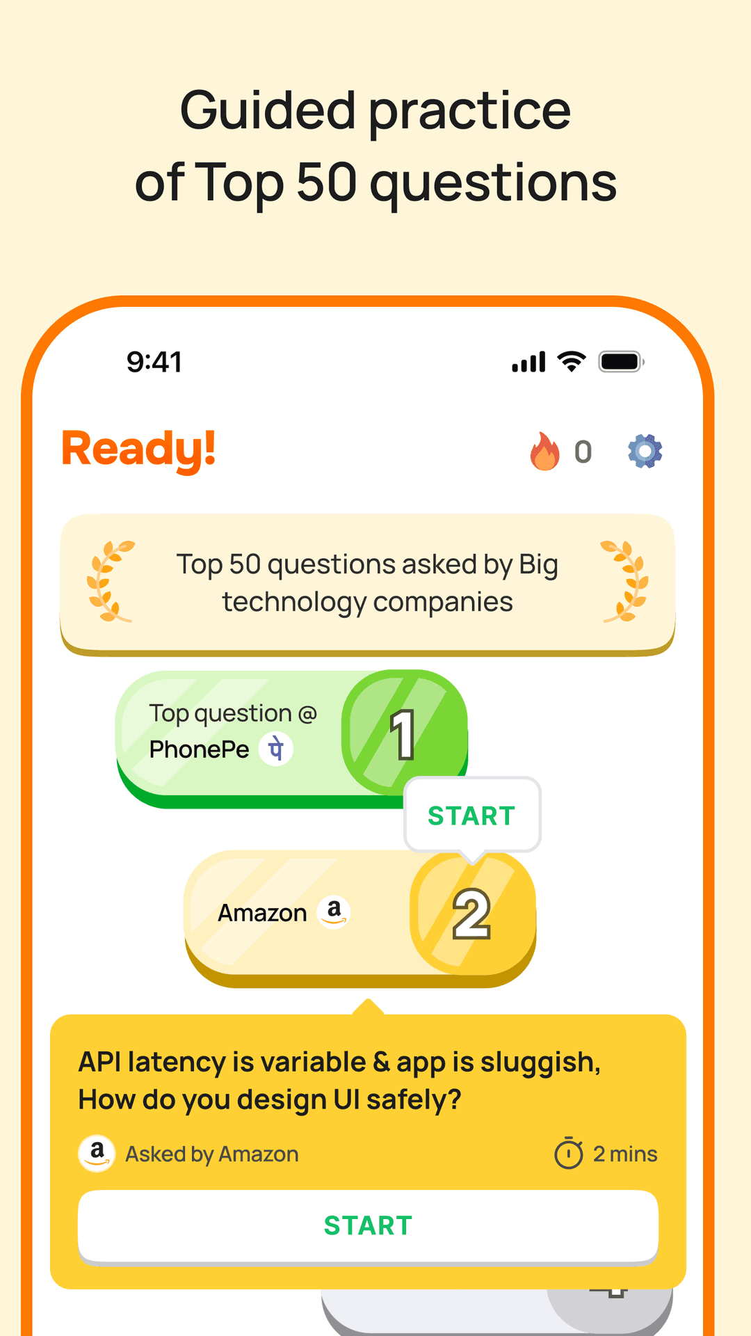 Guided practice of Top 50 questions